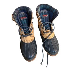 Northwest Territory Duck Boots Thermolite Waterproof Plaid Lined Snow Hiking 8